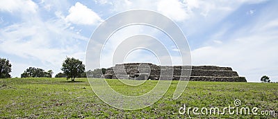 The cairn of Le Petit Mont â€“ the small hill Stock Photo